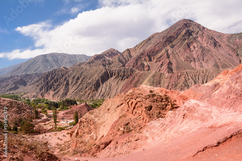 Hill of seven colours in Purmamarca (Argentina)
