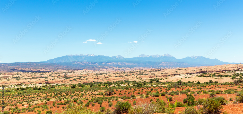 Desert valley landscape