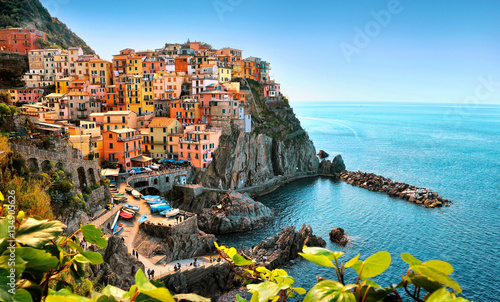 Fotografiet Colorfull Manarolla in Cinque Terre