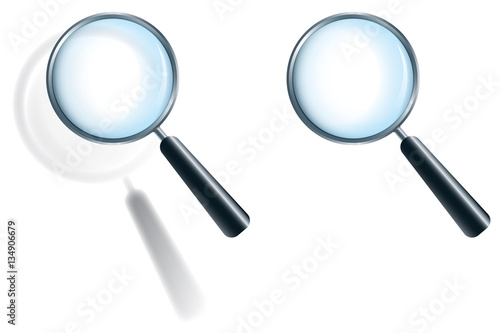 LOUPE TRANSPARENTE (verre transparent en mode produit)