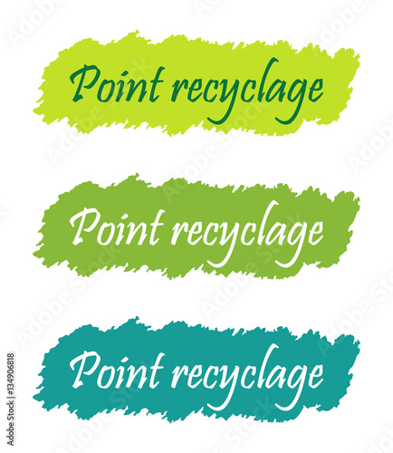 Logo point recyclage.