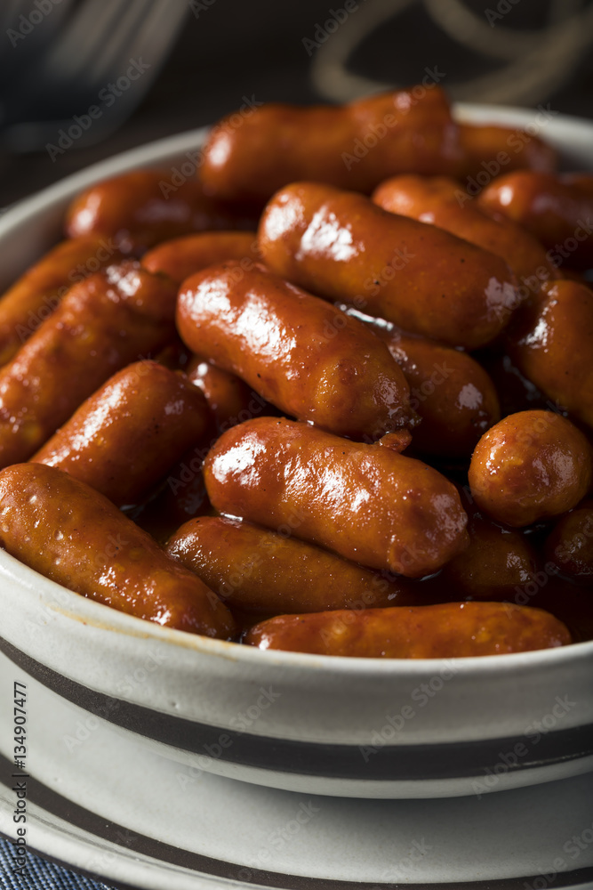 Homemade Barbecue Little Smoky Cocktail Wieners Homemade Barbecue Little Smoky Cocktail Wieners