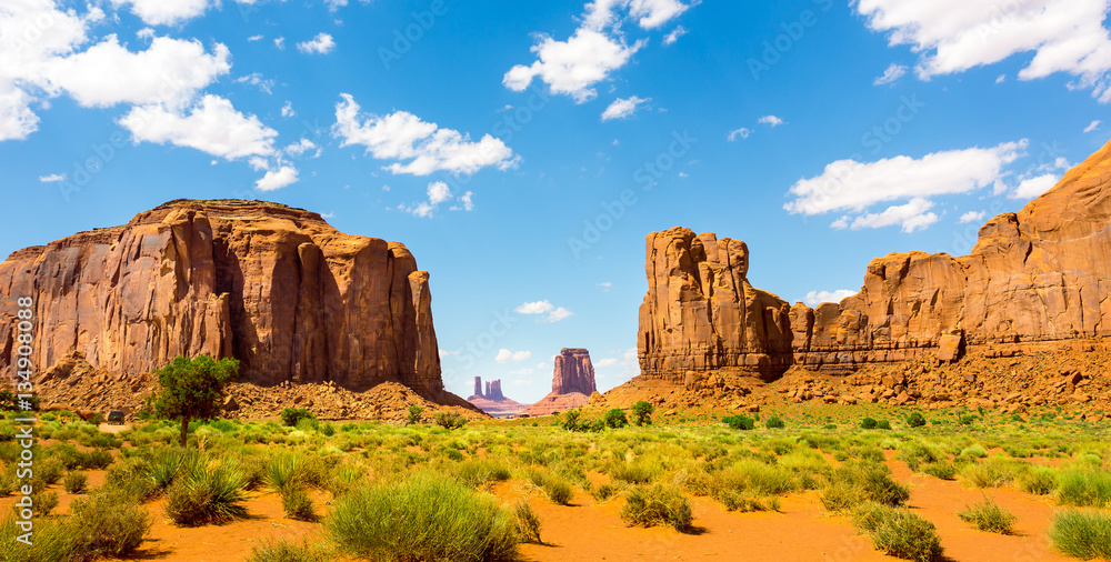 Monument Valley historic, recreational park in USA