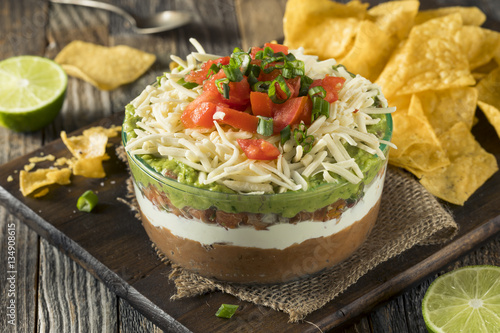 Homemade Mexican 7 Layer Dip