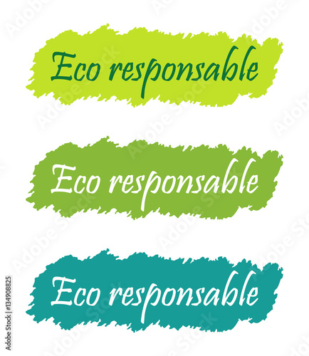 Logo éco responsable.
