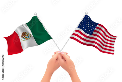 アメリカ　メキシコ　 国旗　アイコン