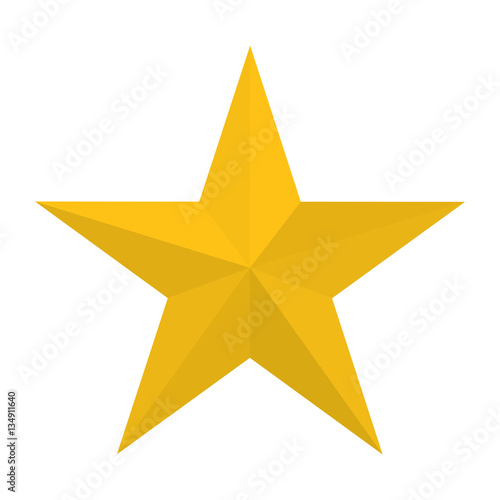 Star showing military authority icon image vector illustration