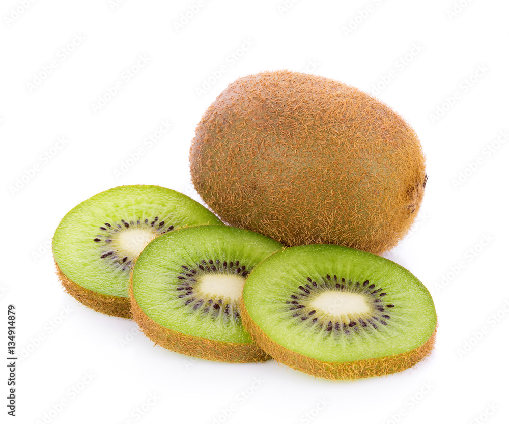 Kiwi fruit isolated on white background Kiwi fruit isolated on white background
