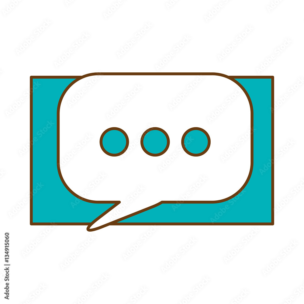 Blue symbol bubble button icon image vector illustration Blue symbol bubble button icon image vector illustration
