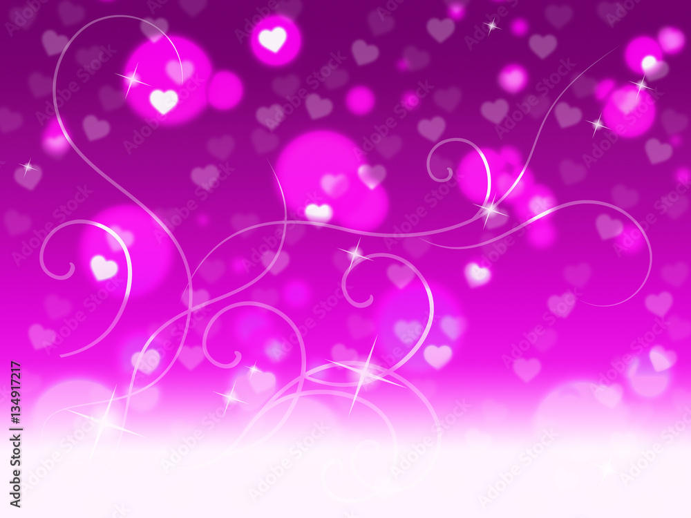 Mauve Copyspace Background Represents Valentine Day And Affectio