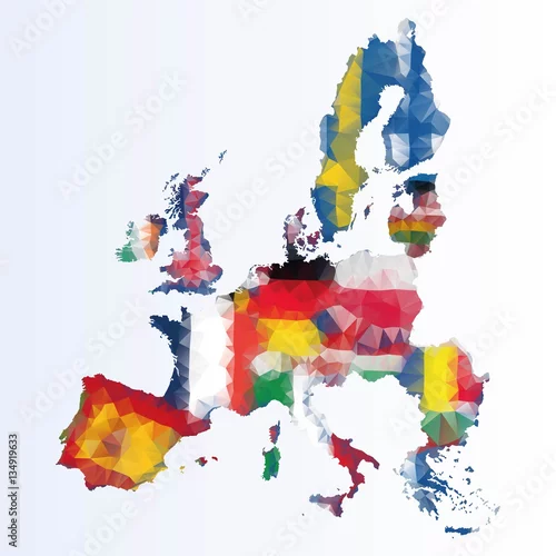 Obraz Mapa wielokąta I.