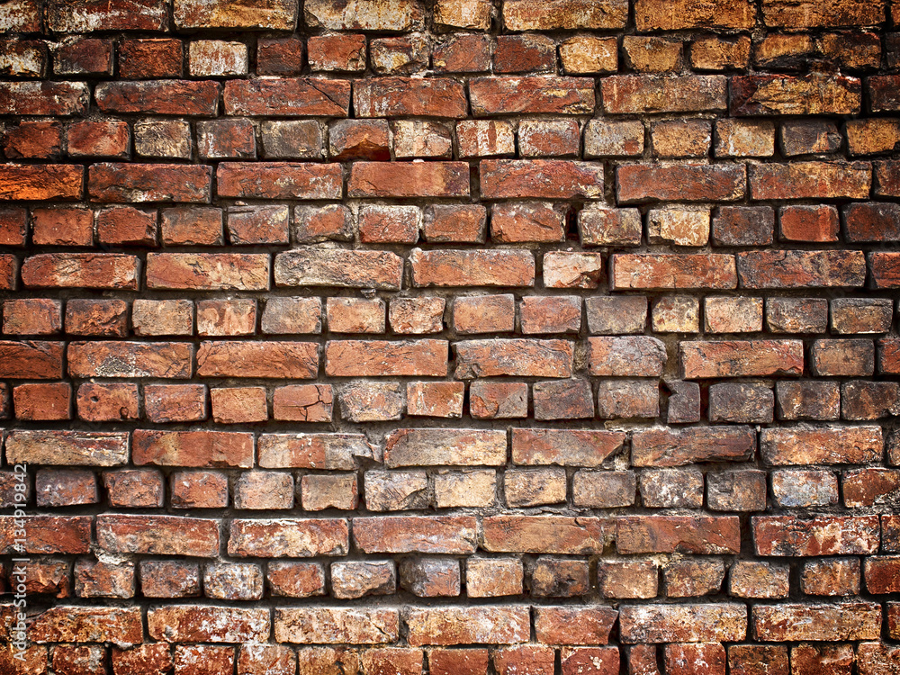 Obraz premium Old brick wall, stone texture for background design