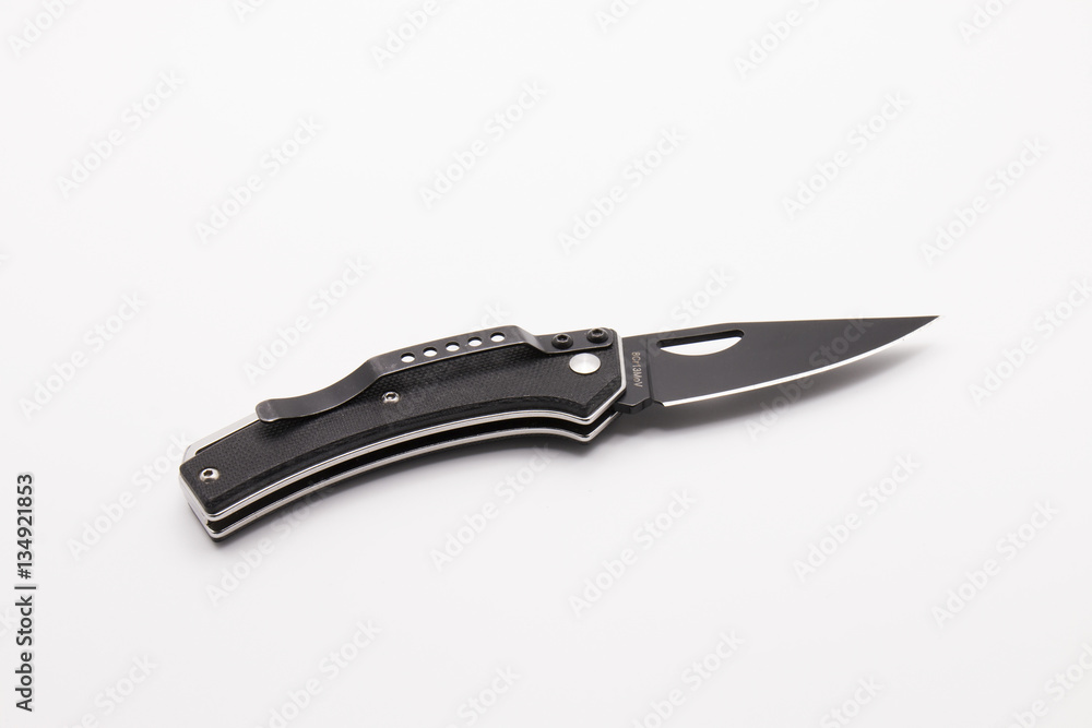 Folding Knife on White Background 1 Folding Knife on White Background 1