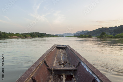Fishing boats in Mekong River