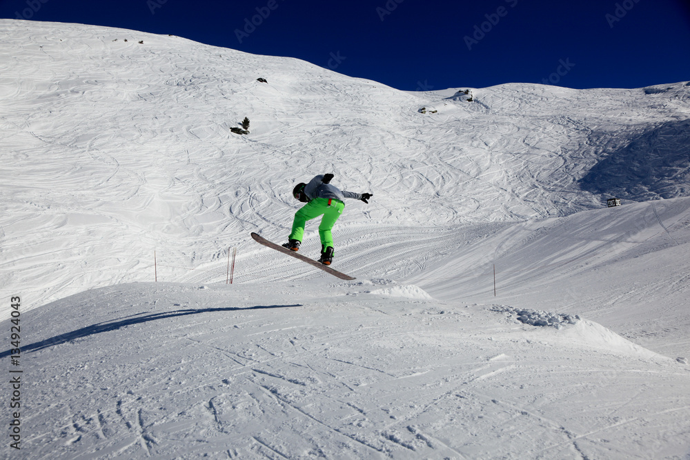 Snow Park, Meribel, Alps, France