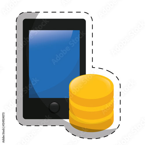 web hosting or data center related icons sticker image vector illustration design 