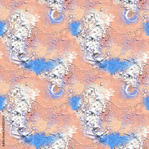 Abstract artistic pattern with short hand drawn strokes. Seamless texture in impressionism style for web, print, fabric, textile, website, wraps photo