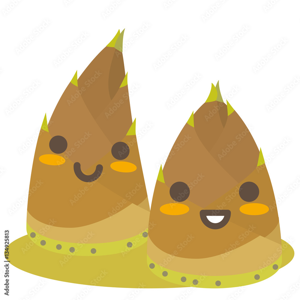 Fototapeta premium タケノコの兄弟