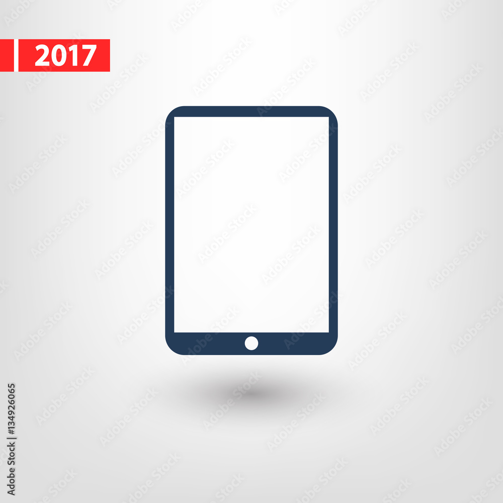 Modern digital tablet PC icon, vector illustration. Flat design style Modern digital tablet PC icon, vector illustration. Flat design style