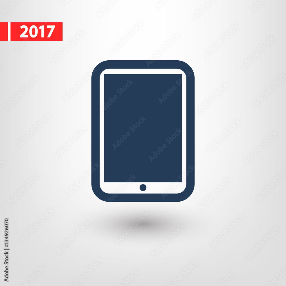 Modern digital tablet PC icon, vector illustration. Flat design style Modern digital tablet PC icon, vector illustration. Flat design style