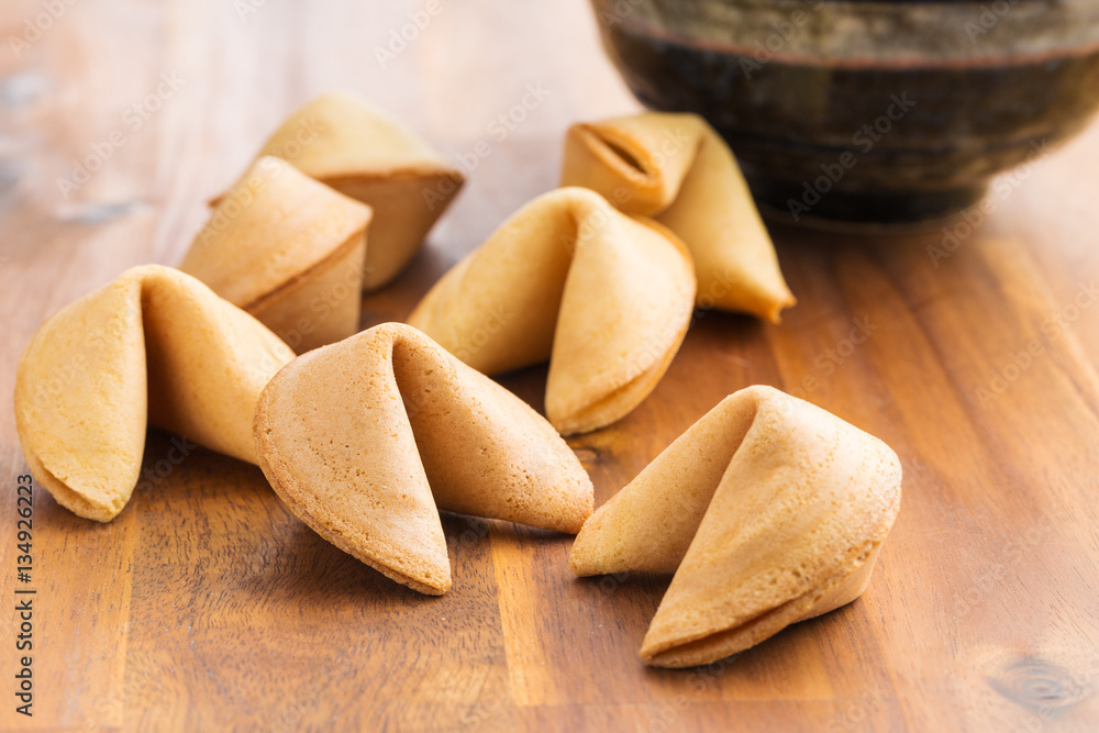 The fortune cookies. The fortune cookies.