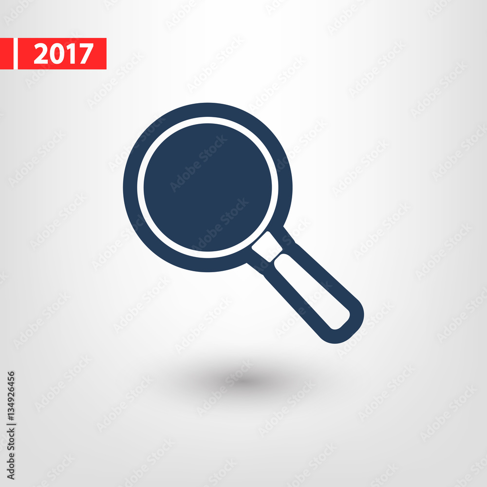 Search icon, vector illustration. Flat design style Search icon, vector illustration. Flat design style