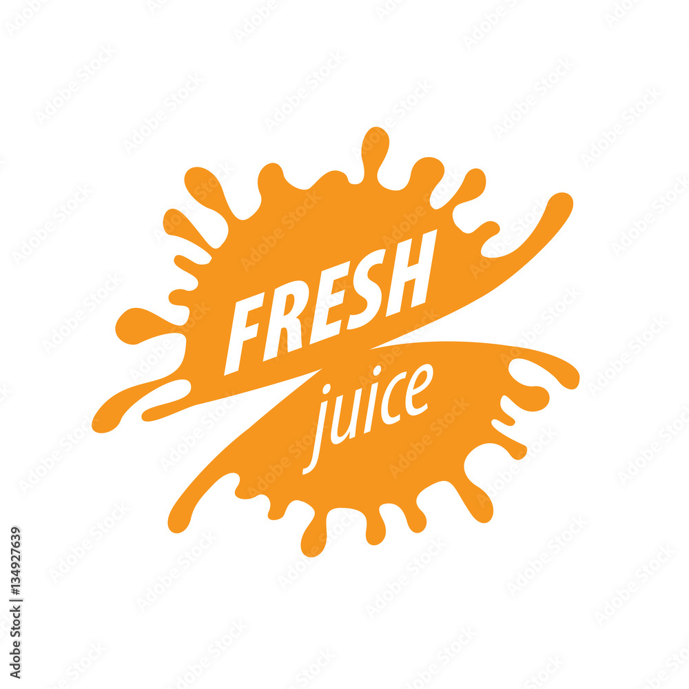 Obraz premium juice splash vector sign