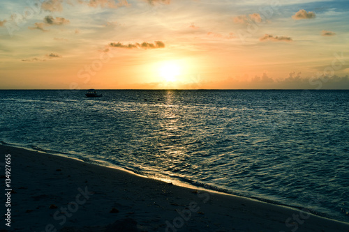Sunset on the island of Saipan