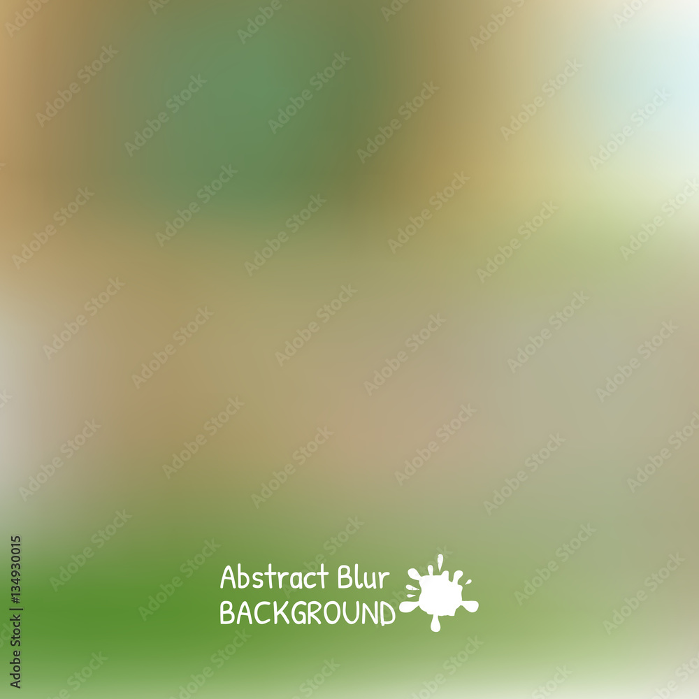Green blurred background VECTOR