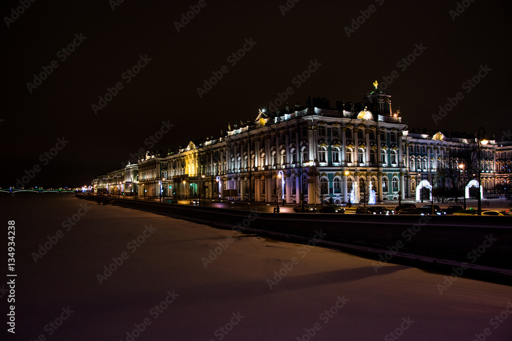 Naklejka premium Saint-Petersburg nights