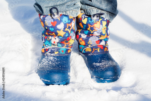 Naklejka blue boots