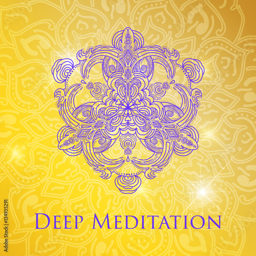 Sacred geometry. Reiki symbol.