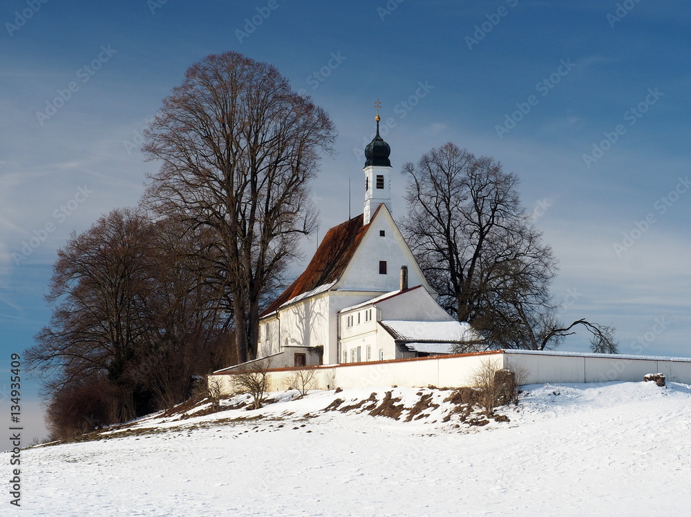 Loretokapelle bei Wolfegg im Winter