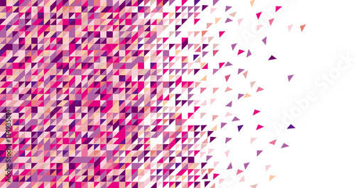 背景　タイル　散らばる　三角形