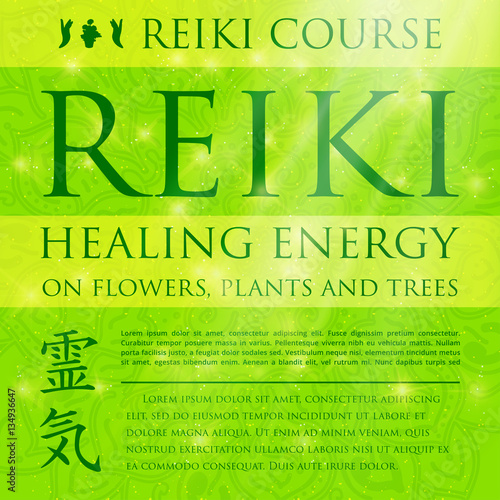 Sacred geometry. Reiki symbol.