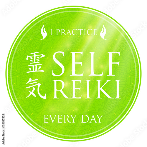 Sacred geometry. Reiki symbol.