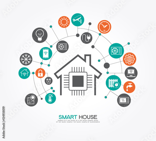 Smart home control  template.