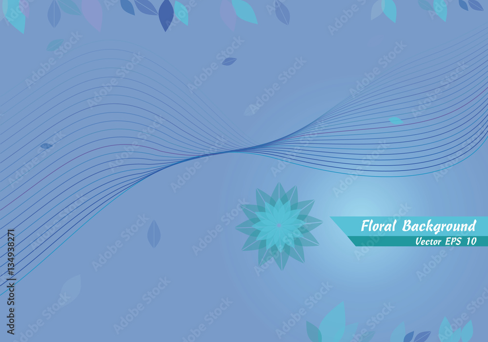 Flower vector background Flower vector background