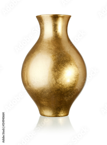 goldene Vase