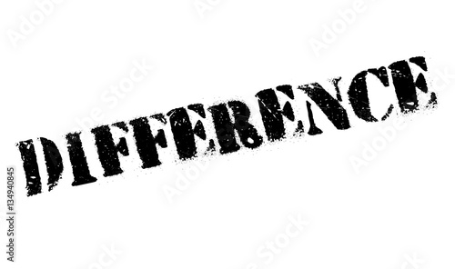 Difference rubber stamp. Grunge design with dust scratches. Effects can be easily removed for a clean, crisp look. Color is easily changed.
