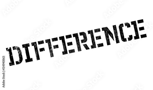 Difference rubber stamp. Grunge design with dust scratches. Effects can be easily removed for a clean, crisp look. Color is easily changed.