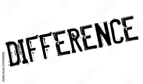 Difference rubber stamp. Grunge design with dust scratches. Effects can be easily removed for a clean, crisp look. Color is easily changed.