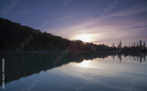 lake in the mountains of the Crimea 