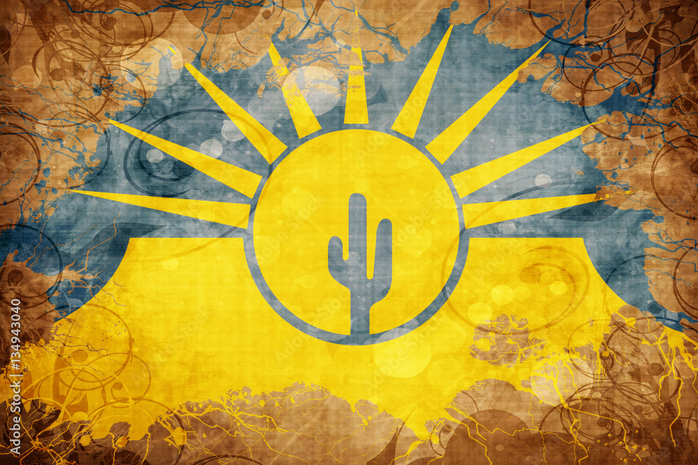 Vintage Mesa Arizona flag