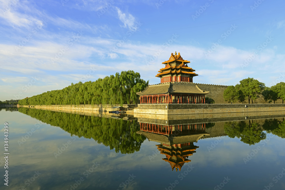 Beijing scenic the Imperial Palace watchtower