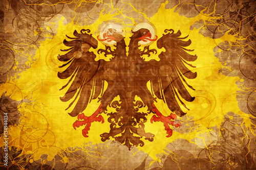 Fototapeta Vintage Holy roman empire flag