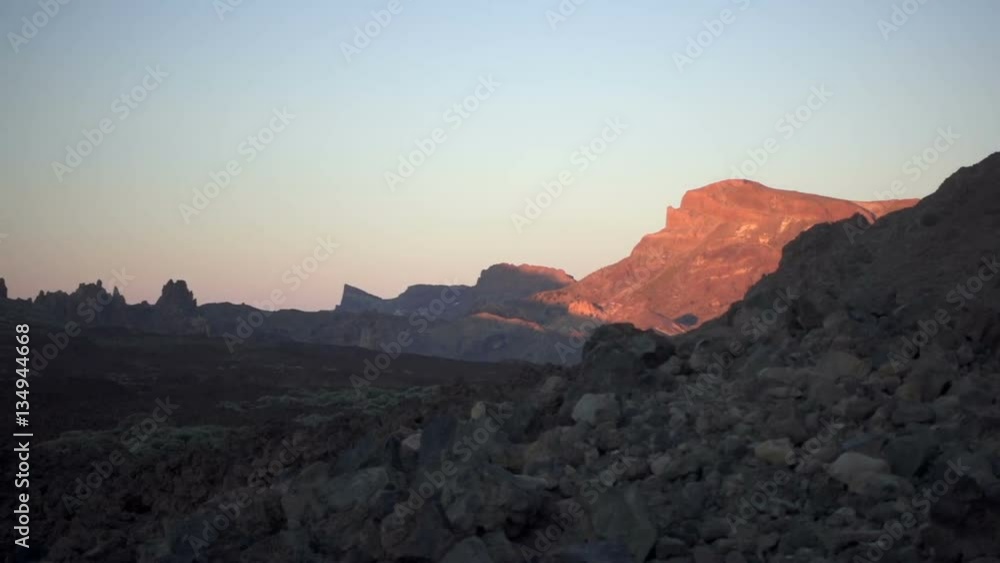 Beautiful View On The Mountains In The Sunrise Beautiful View On The Mountains In The Sunrise