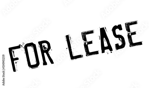 For Lease rubber stamp. Grunge design with dust scratches. Effects can be easily removed for a clean, crisp look. Color is easily changed.