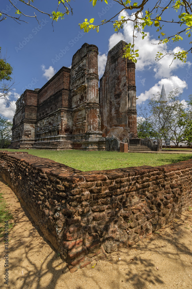 Lankatilaka temple in Polonnaruwa, Sri-Lanka