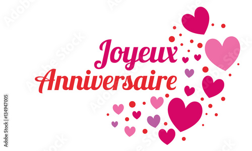Joyeux anniversaire carte